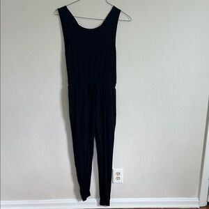 Comfy Black Sleeveless Jumpsuit